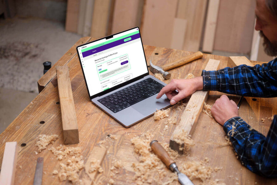 Business Loan Comparison Tool Menna being used in business workshop