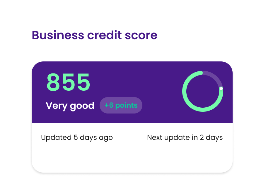 Business Credit Score ui